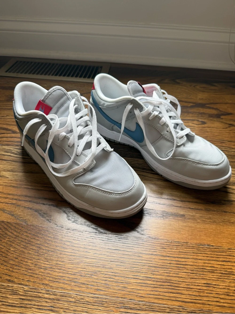 Nike Dunk Low “Silver Surfer” Men’s Size 12 Gray Blue White Sneakers